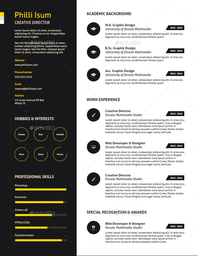 proven resume cv by dantaque graphicriver proven resumes